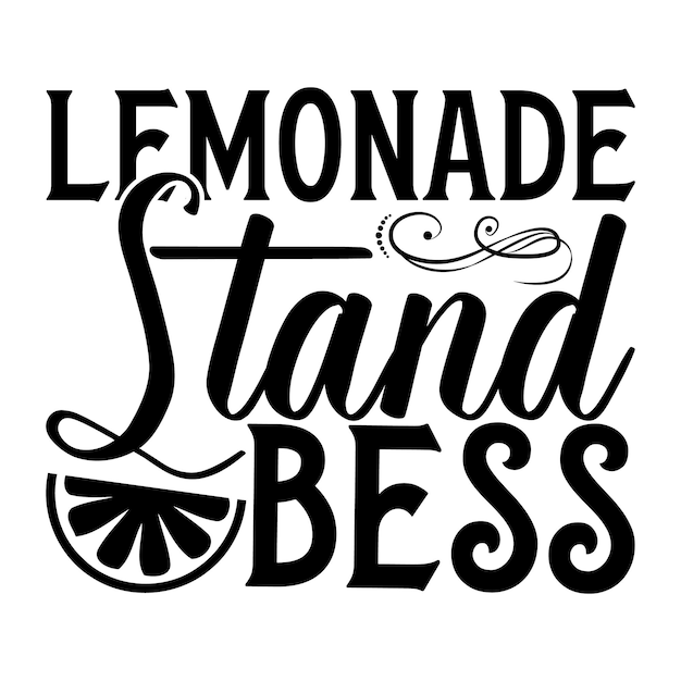 Lemonade Stand Bess Lettering design for greeting banners Mouse Pads Prints Cards and Posters