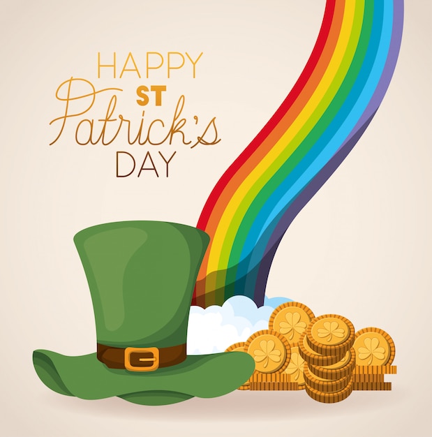 Lemprechaun hat saint patricks day font