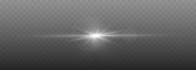 Lens flare vector illustration Glowing spark light effect isolated on transparent backgroundx9