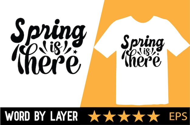 Lente svg t-shirt ontwerp