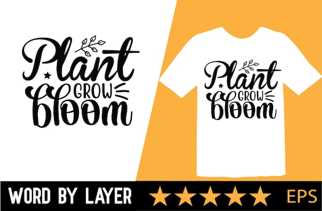 Lente svg t-shirt ontwerp