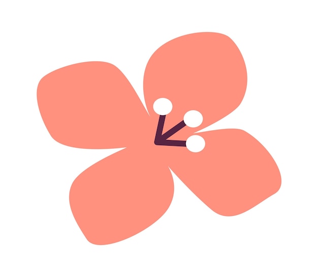 Lentebloemen Ontwerpelement Vectorillustratie