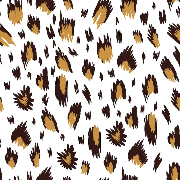 Леопардовый аппалуза из воловьей кожи лошади с принтом бесшовные модели. вектор животных текстурированный узор с небольшими коричневыми пятнами на бежевом фоне. бесшовный узор из животных печати.