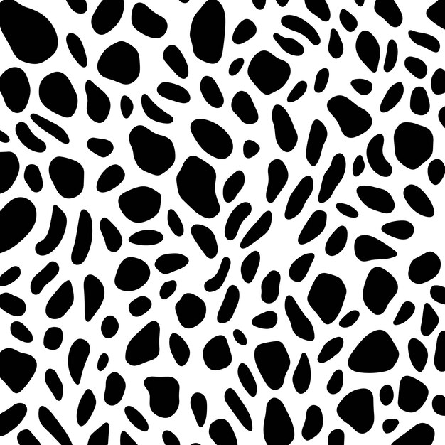 Vector leopard dierlijke textuur naadloos vectorpatroon illustratie leopard huid vectorpatroon