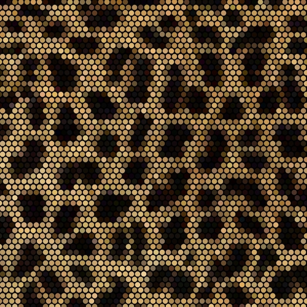 Leopard mosaic background