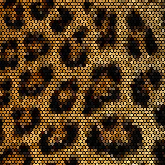 Leopard mosaic background