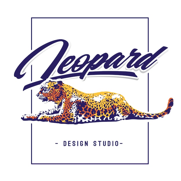 Vector leopard ontwerp