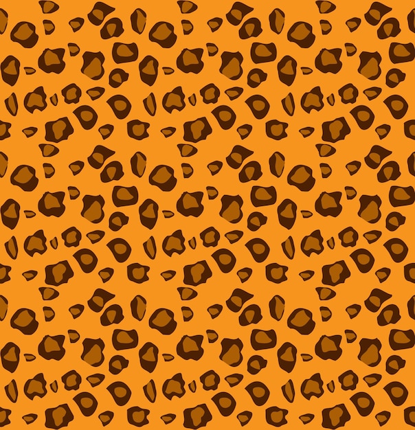 Leopard pattern design, vector illustration background