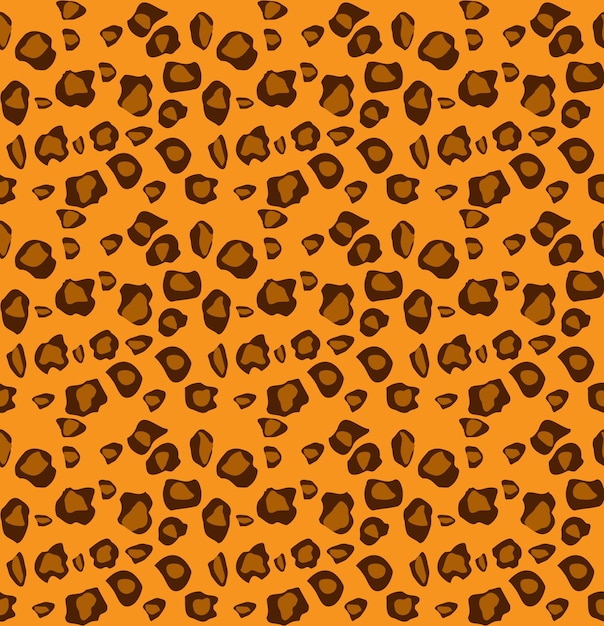 Leopard pattern design, vector illustration background