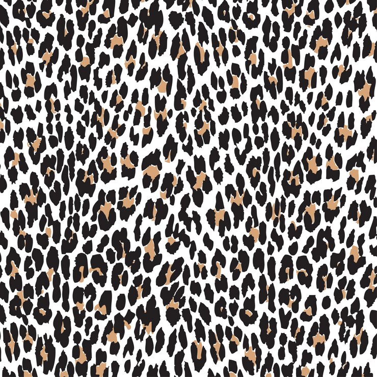 Vector leopard pattern, jaguar pattern, animal fur. ladies textiles wrapping paper.