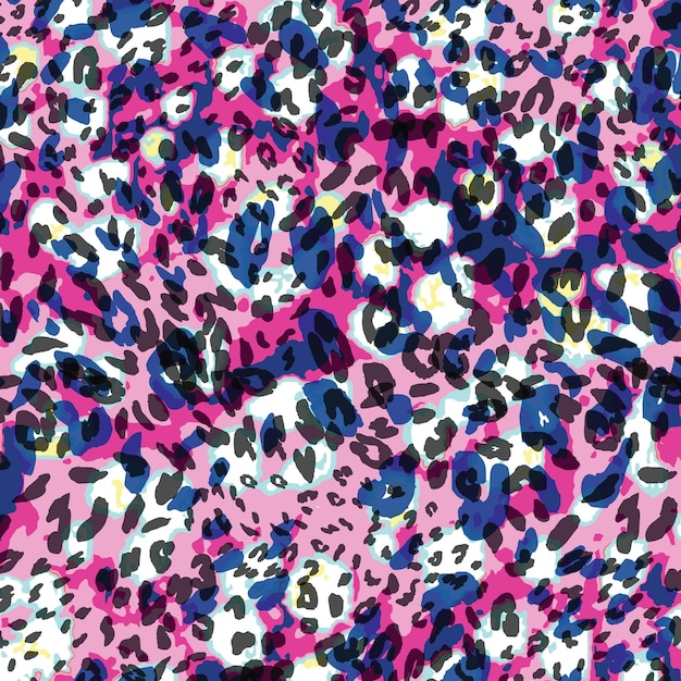 Vector leopard pattern, jaguar pattern, animal fur