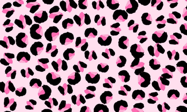 Vector leopard print . animal skin pattern.