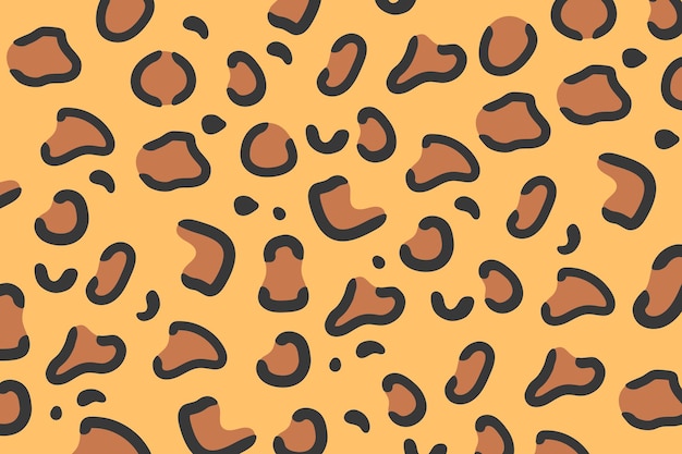 Vector leopard print background