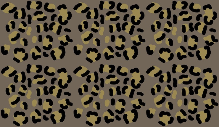 Vector leopard print pattern