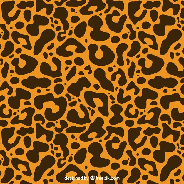 Premium Vector | Leopard print pattern