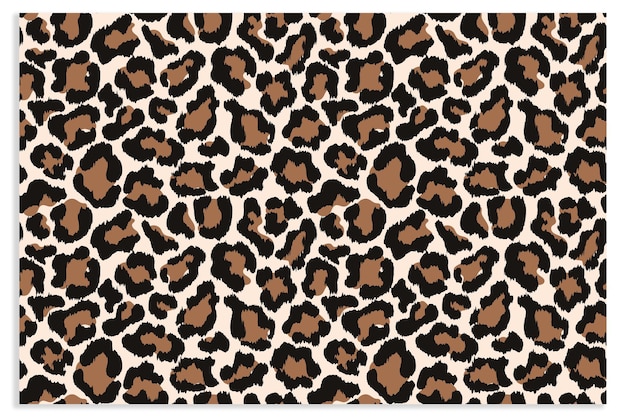 leopard print seamless pattern animal print for fabric