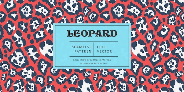 Leopard print seamless pattern