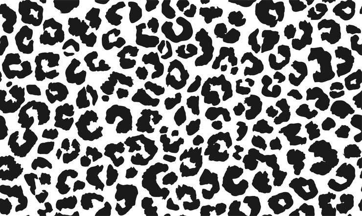 Vector leopard seamless pattern