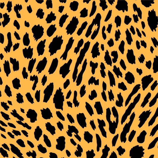 Stampa di pelle di leopardo disegno di illustrazione vettoriale