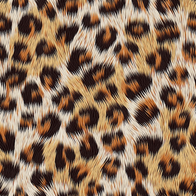 Leopard skin print