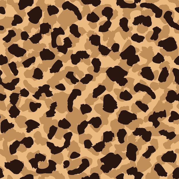 Leopard skin seamless pattern