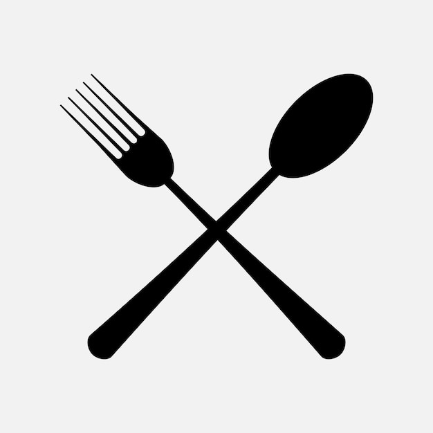 Lepel en vork Bestek in de keuken