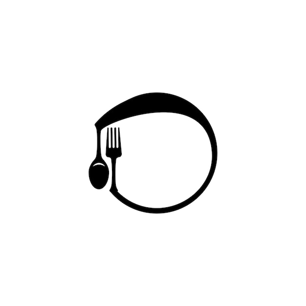 Lepel pictogram logo vectorillustratie