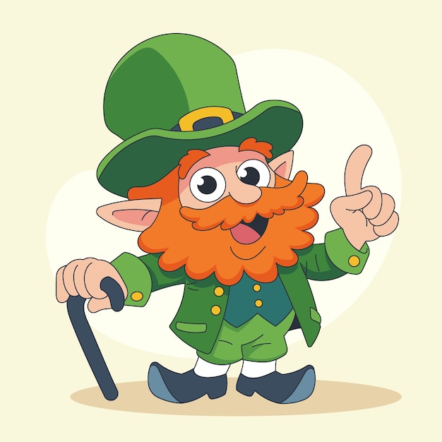 Illustrazione di cartoni animati di Leprechaun