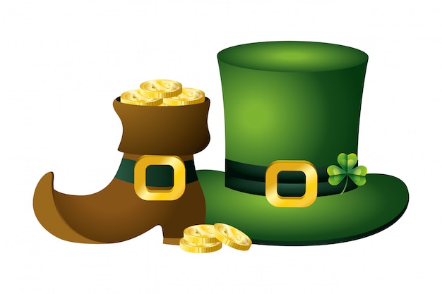 Leprechaun outfit en munten