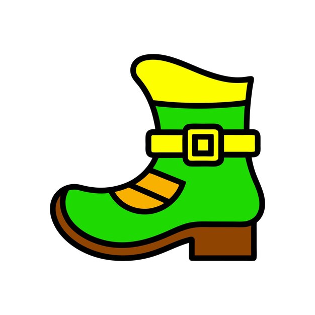 妖精鞋子矢量 (Leprechaun Shoe Vector) 是一個來自美國的鞋子