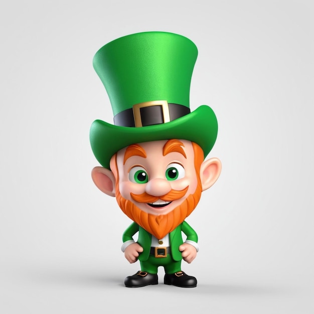 Leprechaun St Patricks Day Cartoon Vector