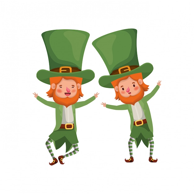 Leprechauns standing avatar character