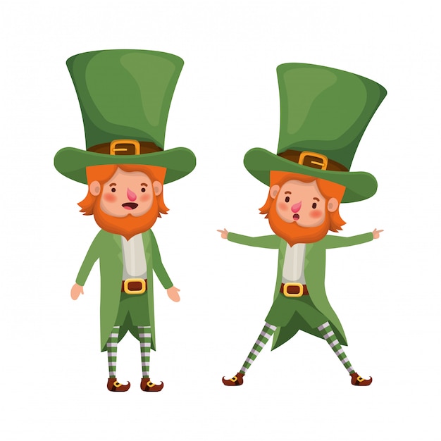 Leprechauns standing avatar character