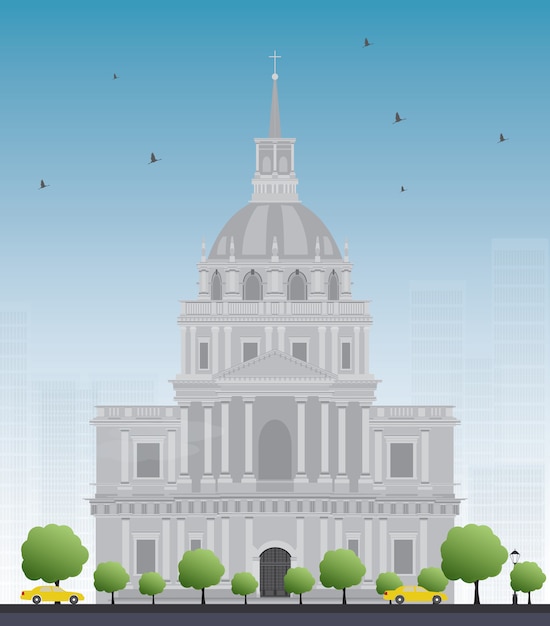 Les Invalides ziekenhuis en kapelkoepel