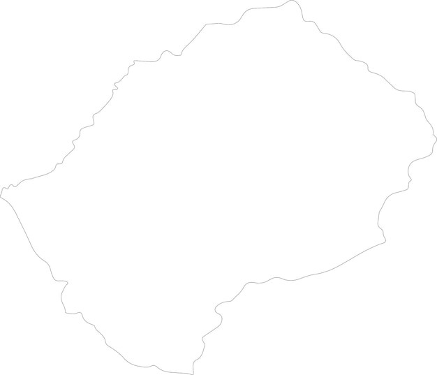 レソトの概要地図