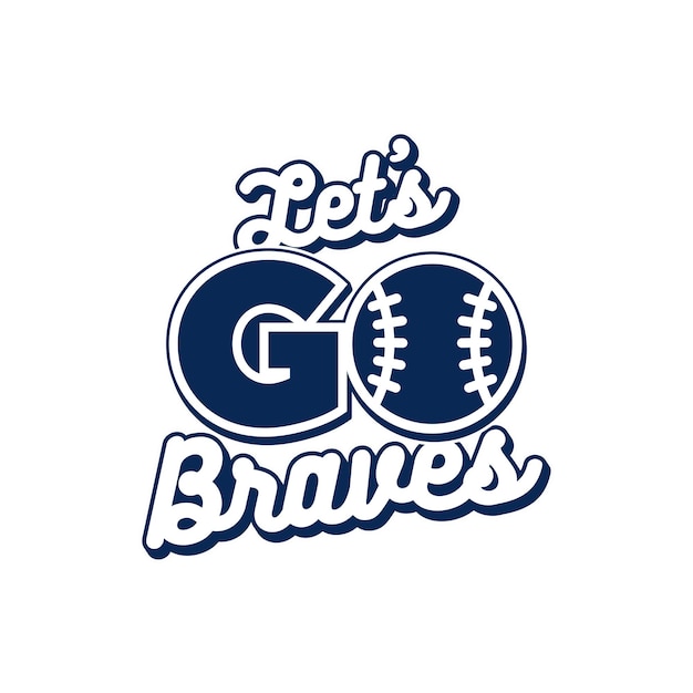 Let's go braves league ベースボール ナショナルリーグ