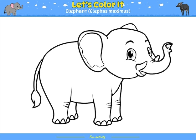 Lets color it elephant