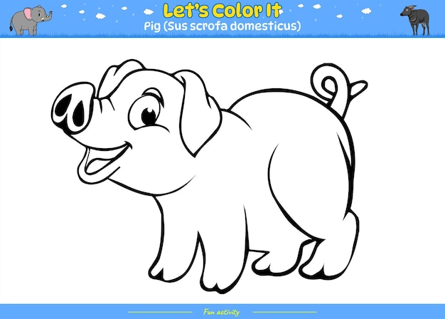 Lets color it Pig