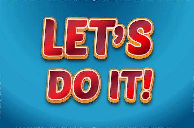 lets do it editable text effect