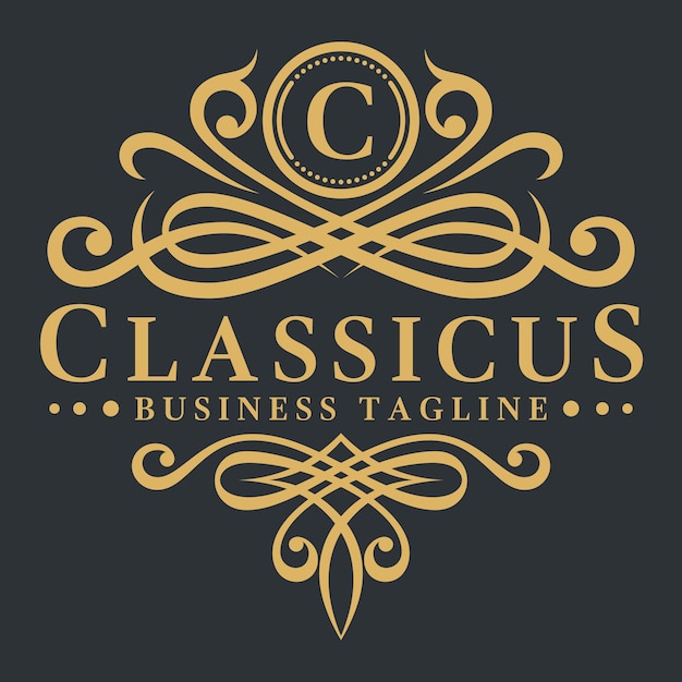 Lette C - Classic Luxurious Logo Template