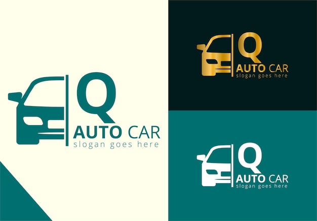 Letter 1 Car Logo Design Template Inspiration Vector Illustration