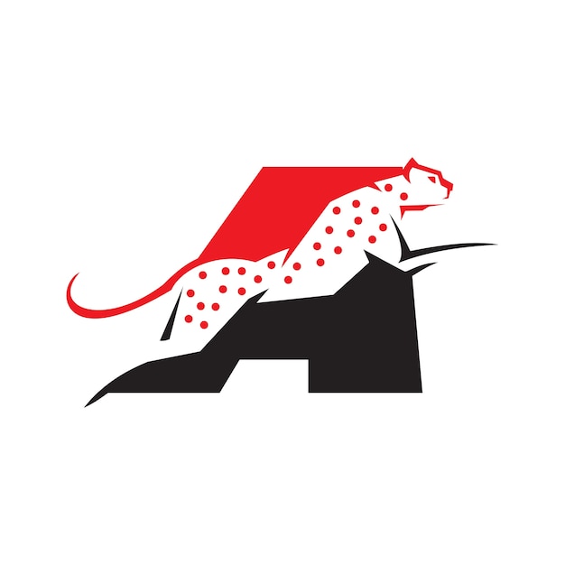 Письмо a cheetah logo