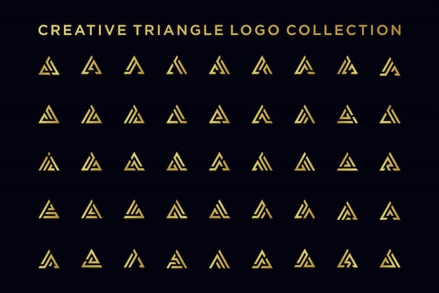 ゴールデンスタイルのロゴデザインバンドル