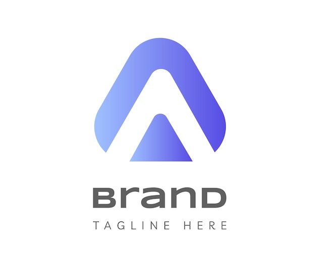 ベクトル 文字 a ロゴ アイコン デザイン テンプレート要素ブランディング ビジネスとテクノロジーのロゴに使用可能