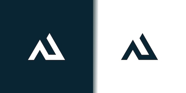 Letter A logo ontwerp element vector met modern concept