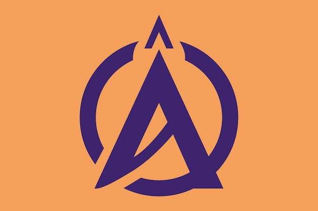 Вектор Буква а. шаблон векторного дизайна логотипа