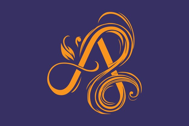 Вектор Шаблон векторного дизайна логотипа буквы a