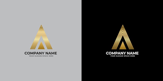 Letter a logo vector ontwerp