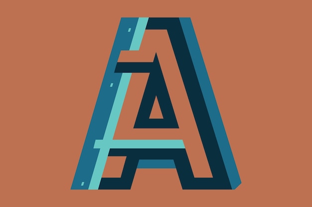 Vector letter a logo vector ontwerpsjabloon