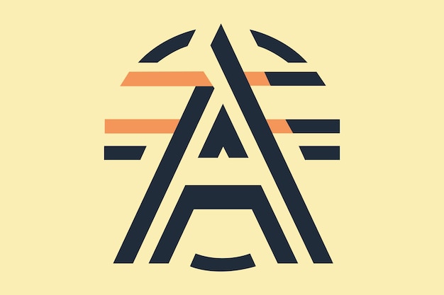 Letter A Logo vector ontwerpsjabloon